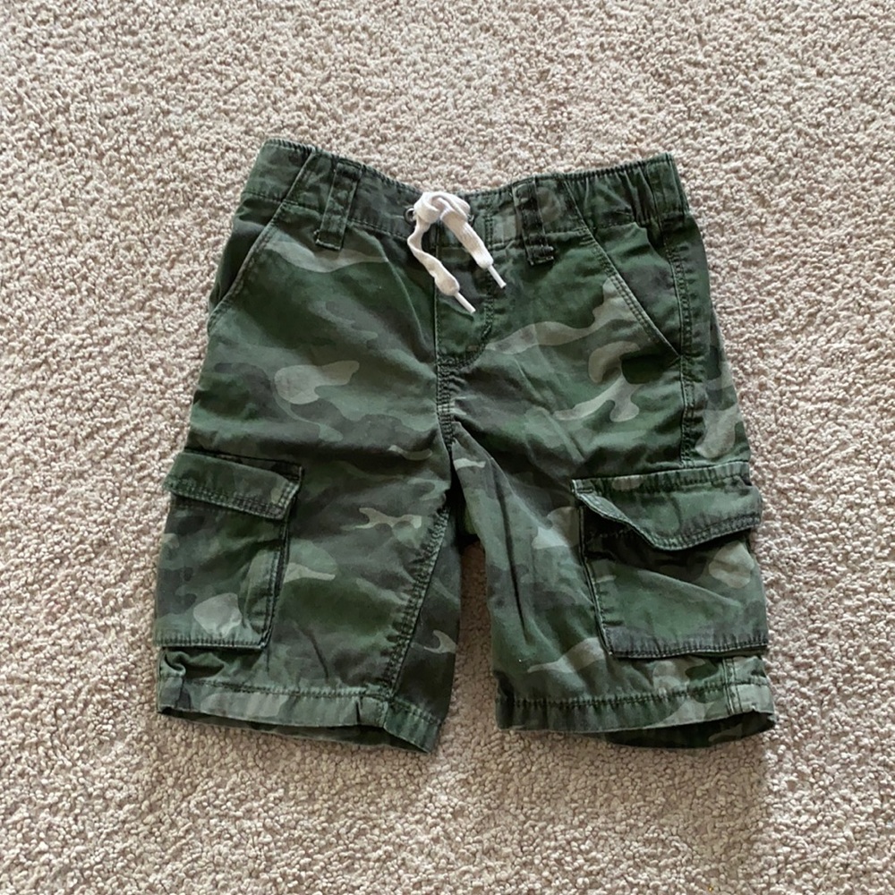 Camouflage shorts for toddlers